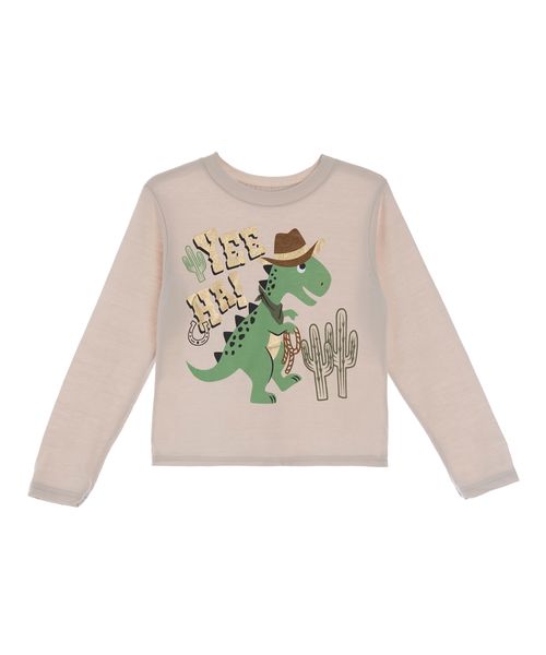 Playera Manga Larga  de  Bebo Años