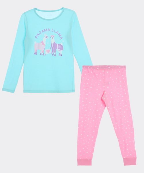 Set Pijama Pantalón y Playera  de  Niña Infantil
