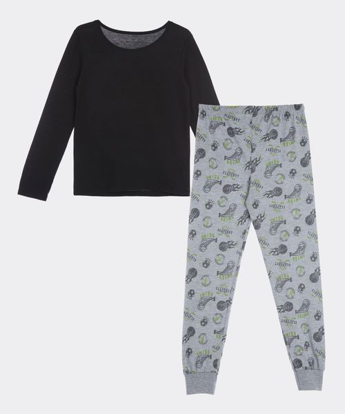 Set Pijama Pantalón y Playera  de  Niño Infantil