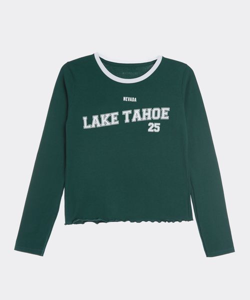 Playera Manga Larga  de  Niña Juvenil