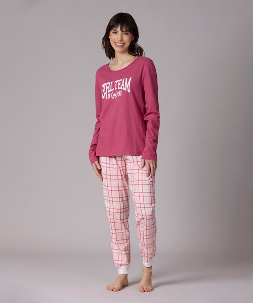 Set Pijama Pantalón y Playera  de  Dama