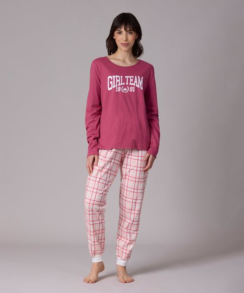 Set Pijama Pantalón y Playera  de  Dama