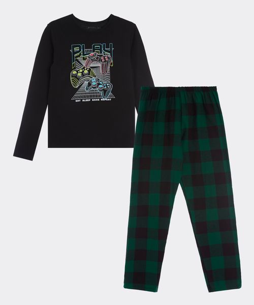 Set Pijama Polar  de  Niño Juvenil