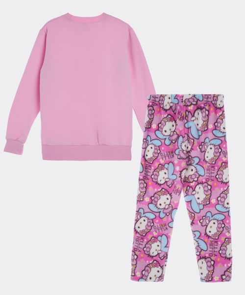 Set Pijama Polar Hello Kitty de  Niña Infantil