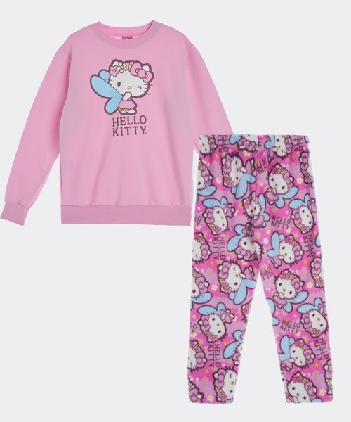 Set Pijama Polar Hello Kitty de  Niña Infantil