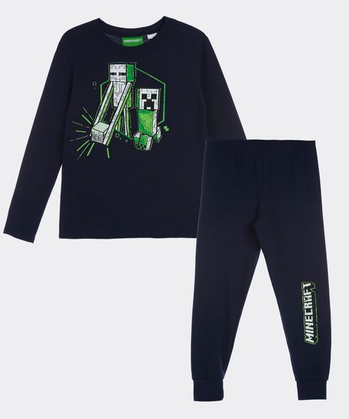 Set Pijama Pantalón y Playera Minecraft de  Niño Infantil