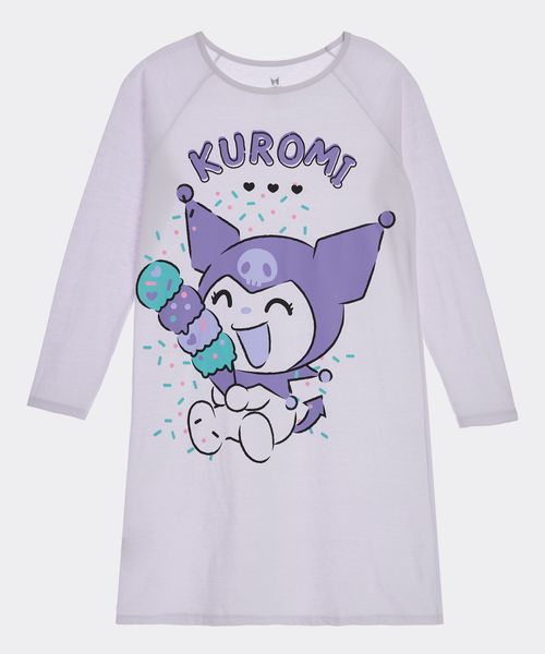 Camisón Manga Larga Kuromi de  Niña Infantil