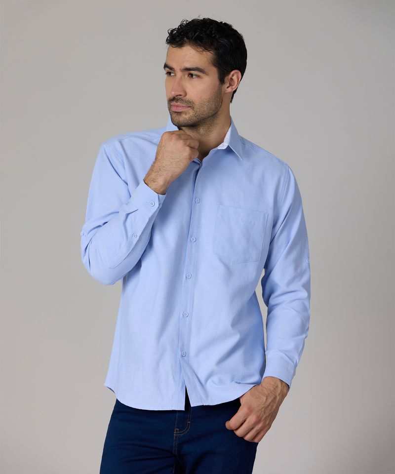 Camisa Manga Larga  de  Caballero