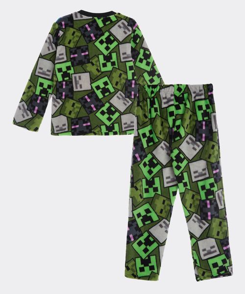 Set Pijama Polar Minecraft de  Niño Infantil