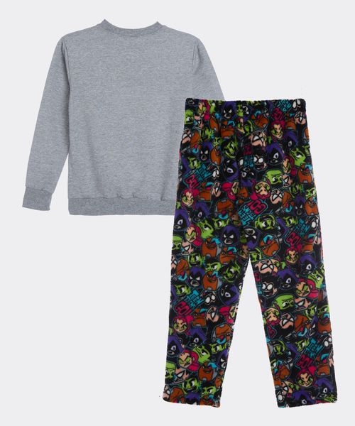 Set Pijama Polar Teen Titans Go de  Niño Infantil