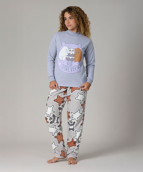 Set Pijama Polar We Bare Bears de  Dama