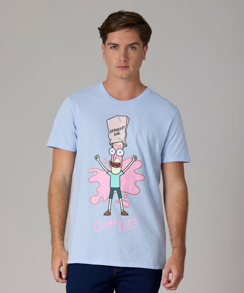 Playera de Licencia Rick and Morty de  Caballero