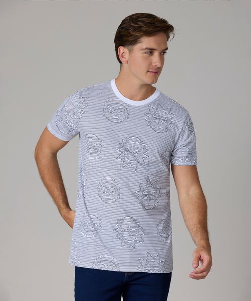Playera de Licencia Rick and Morty de  Caballero