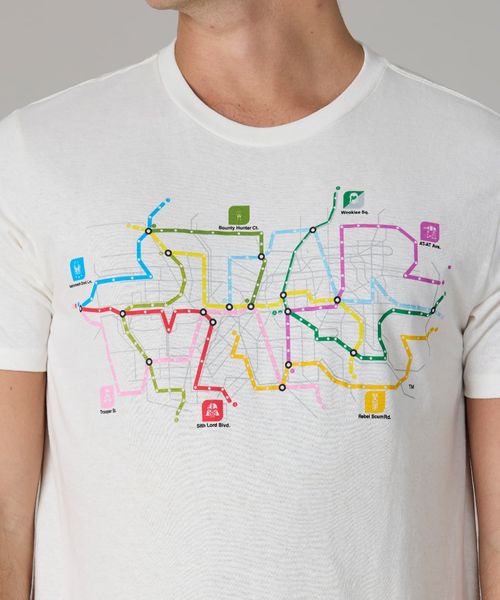 Playera de Licencia Star Wars de  Caballero