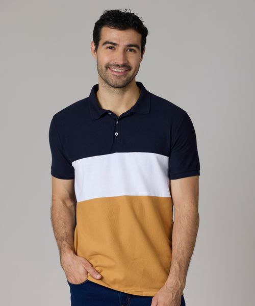 Playera Polo Manga Corta  de  Caballero