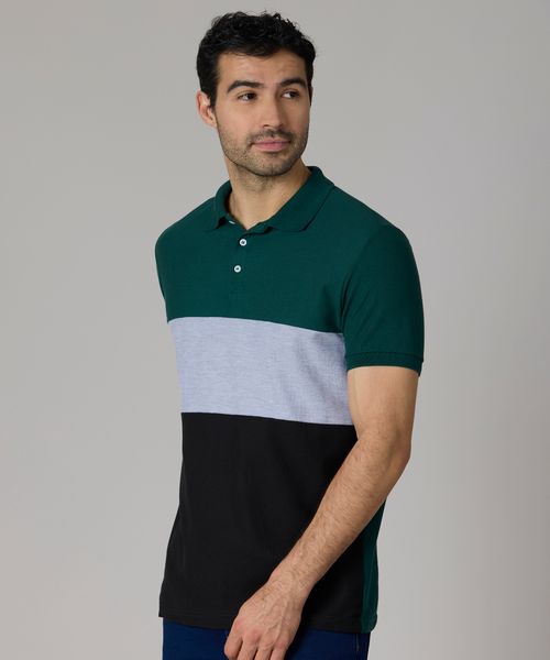 Playera Polo Manga Corta  de  Caballero