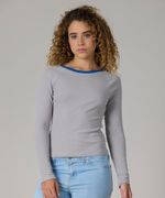 Playera Manga Larga  de  Dama