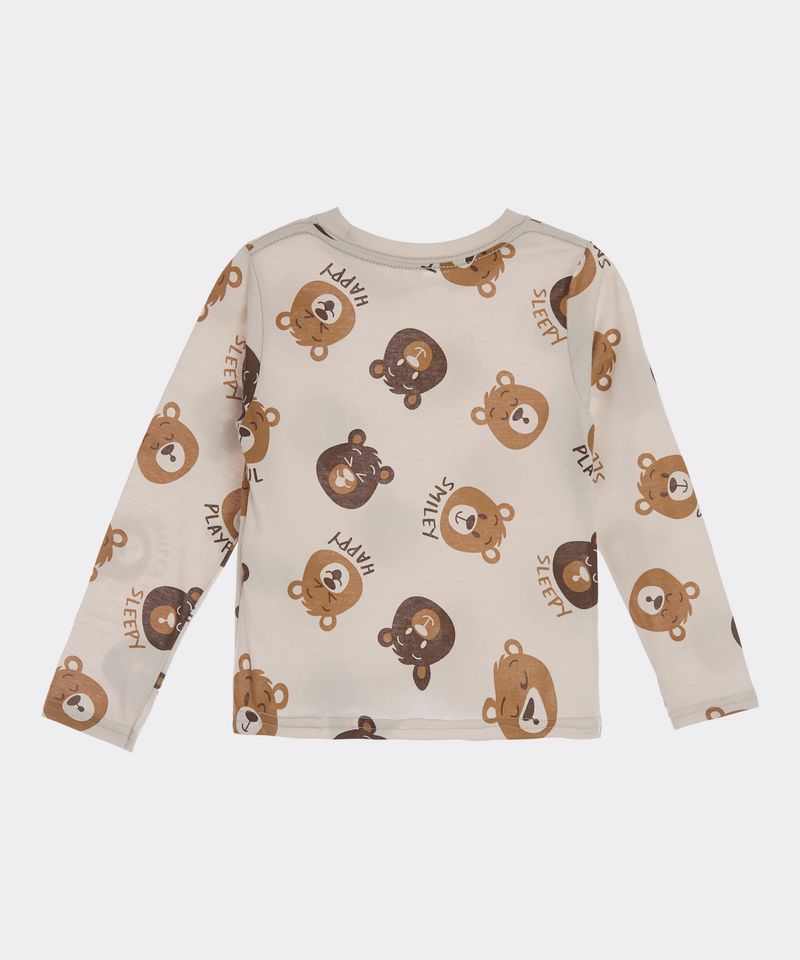 Playera Manga Larga  de  Bebo Años