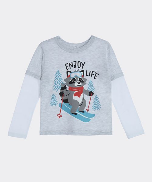 Playera Manga Larga  de  Bebo Años