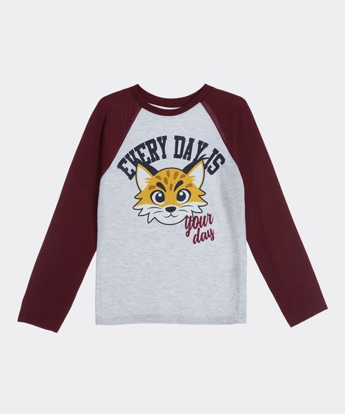 Playera Manga Larga  de  Niño Infantil