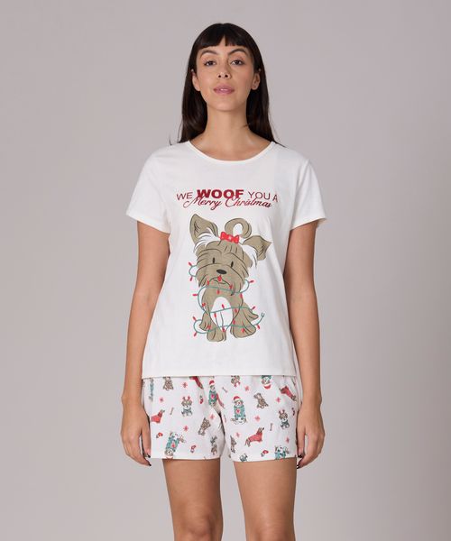 Set Pijama Short y Playera  de  Dama