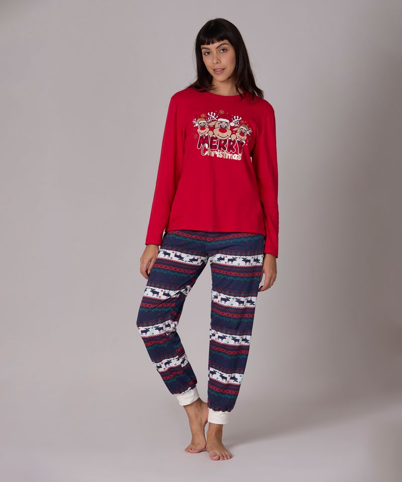 Set Pijama Pantalón y Playera de Dama