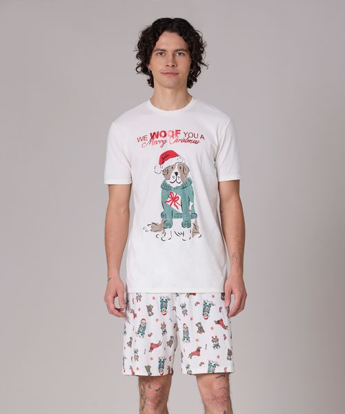 Set Pijama Short y Playera  de  Caballero
