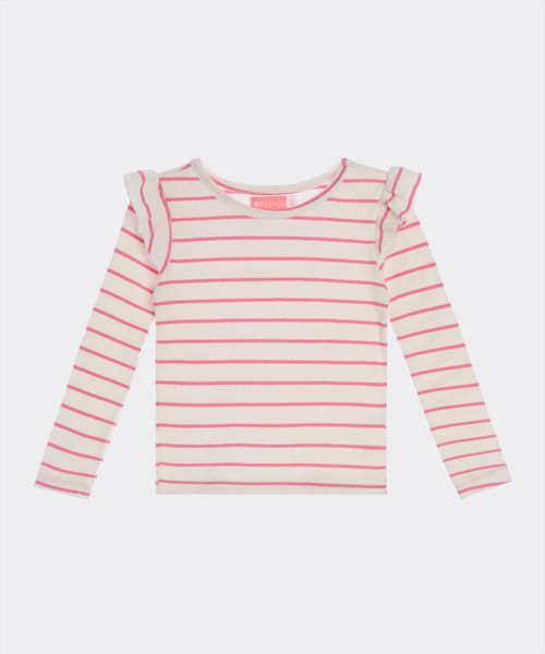 Playera Manga Larga  de  Niña Infantil