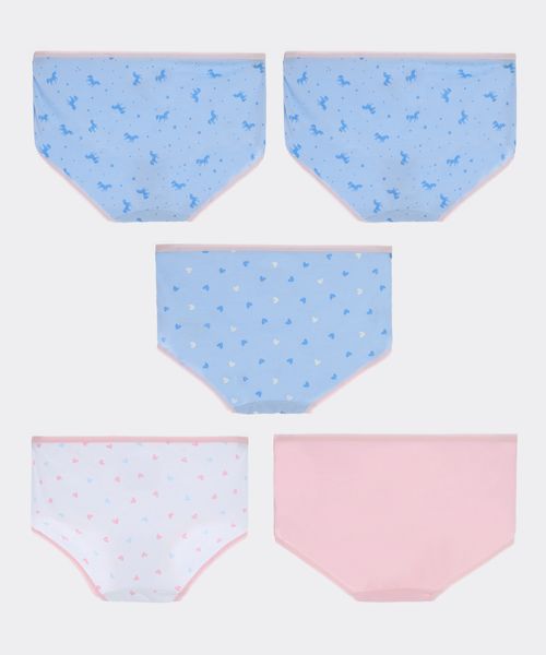 5 Pack Pantaleta  de  Niña Infantil