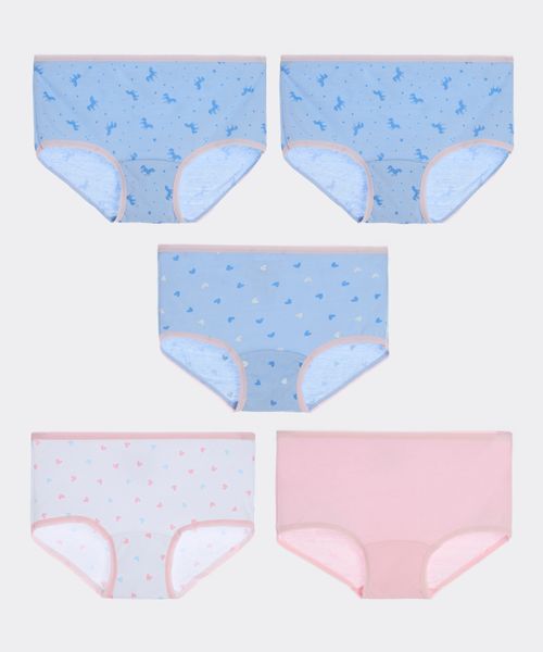 5 Pack Pantaleta  de  Niña Infantil