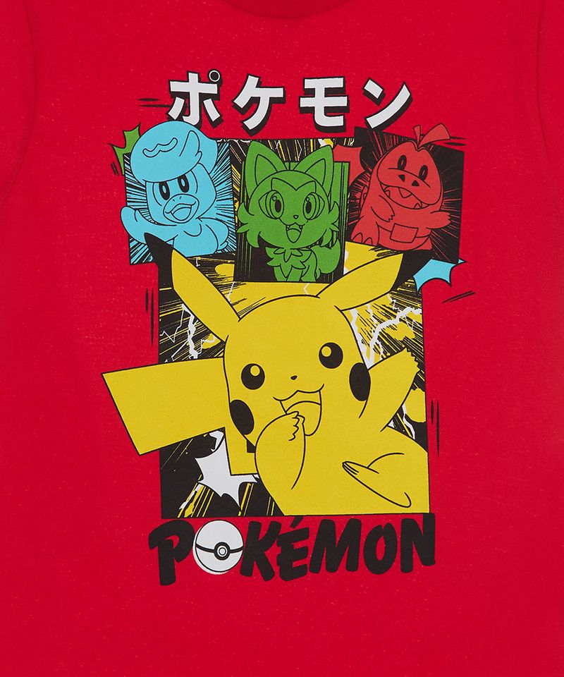 Playera de Licencia Pokemon de  Niño Infantil