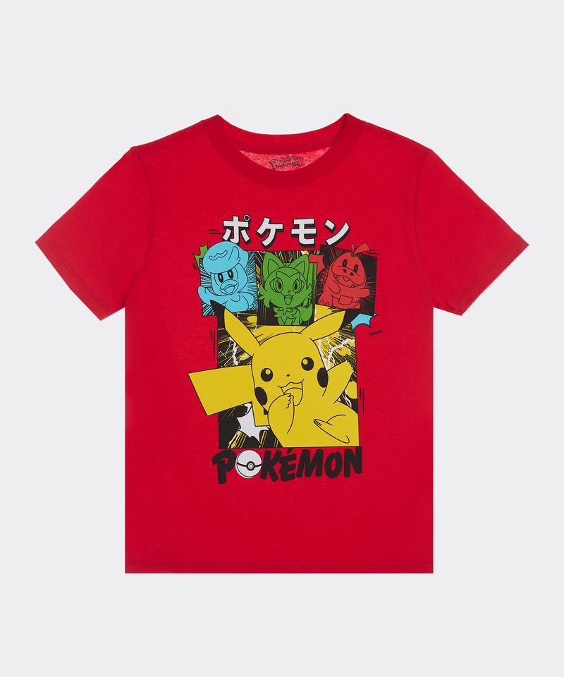 Playera de Licencia Pokemon de  Niño Infantil