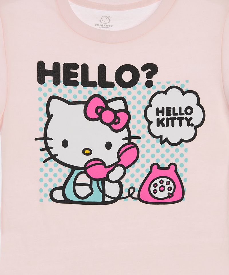 Playera de Licencia Hello Kitty de  Niña Infantil