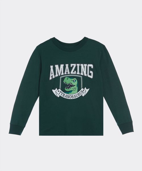 Playera Manga Larga  de  Niño Infantil