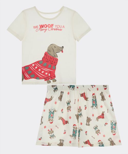 Set Pijama Short y Playera  de  Niño Infantil