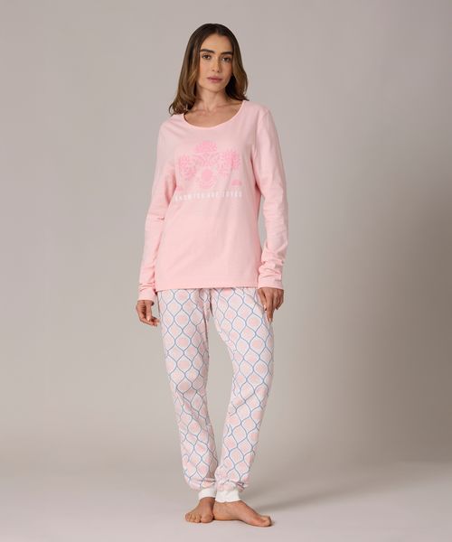 Set Pijama Pantalón y Playera  de  Dama