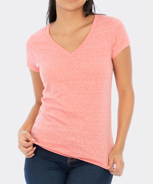 Playera Snow Cuello V de  Dama