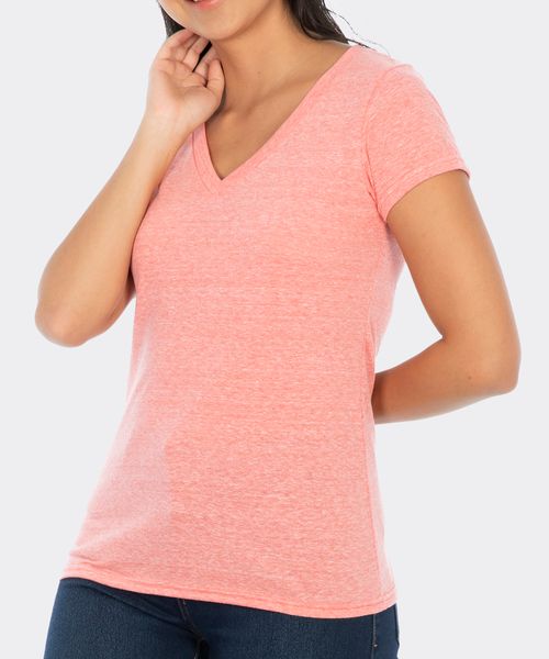 Playera Snow Cuello V de  Dama
