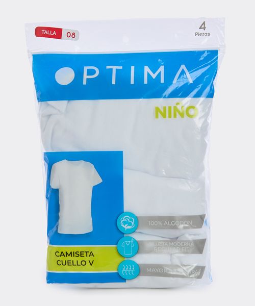 4 Pack Camisetas  de  Niño Infantil