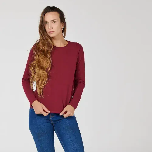 Playera Manga Larga  de  Dama