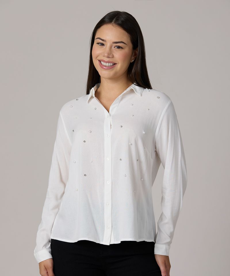 Blusa Manga Larga  de  Dama