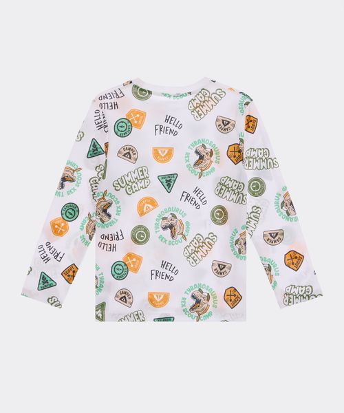 Playera Manga Larga  de  Niño Infantil