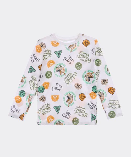 Playera Manga Larga  de  Niño Infantil