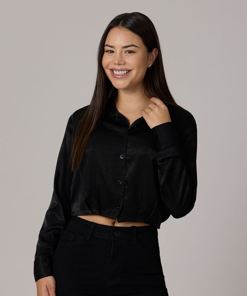 Blusa Manga Larga  de  Dama