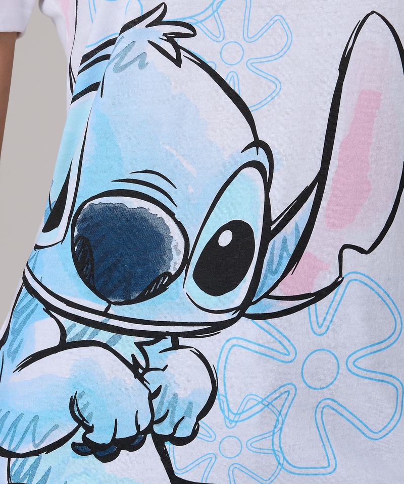 Playera de Licencia Stitch de  Dama