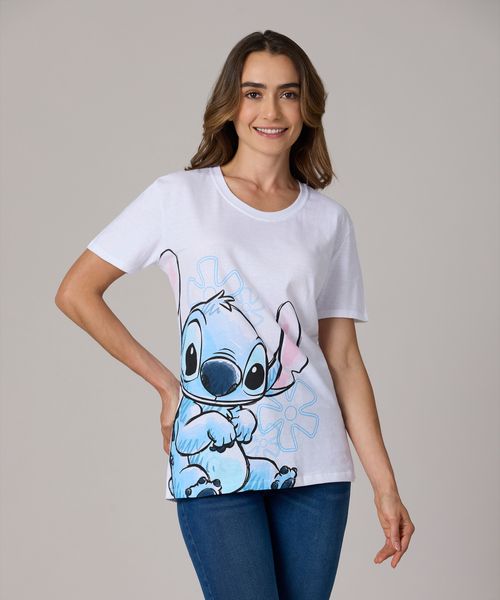 Playera de Licencia Stitch de  Dama
