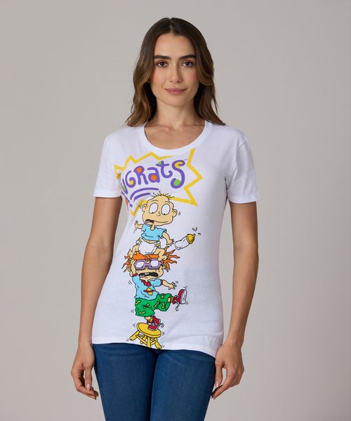 Playera de Licencia Nickelodeon de  Dama