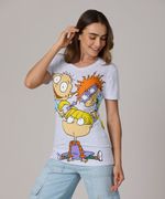 Playera de Licencia Nickelodeon de  Dama
