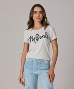 Playera de Licencia Minnie Mouse de  Dama