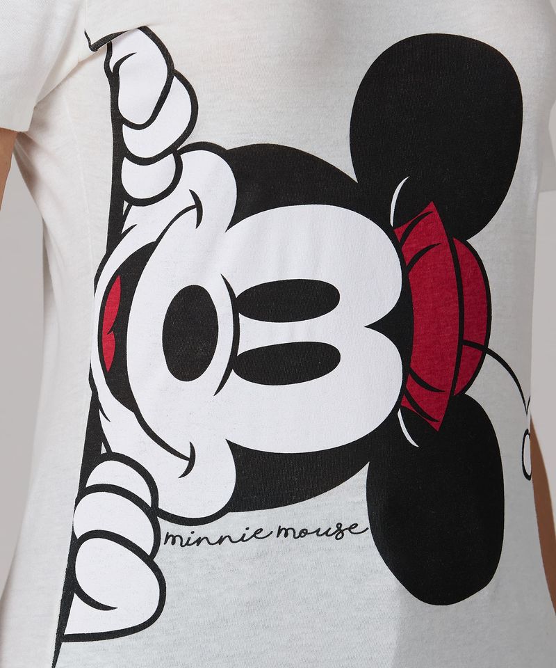 Playera de Licencia Minnie Mouse de  Dama